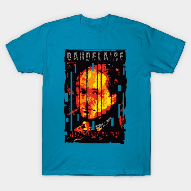 Charles Baudelaire IX T-Shirt by Exile Kings 